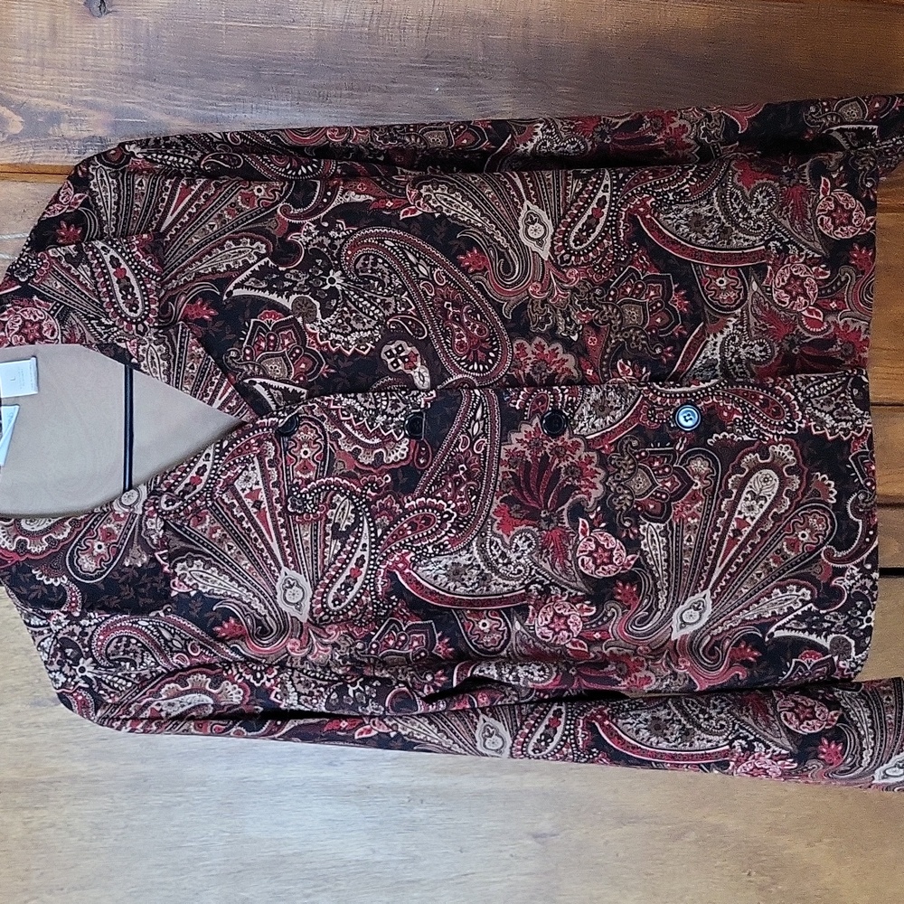 Traditions brown, black & red Jacket